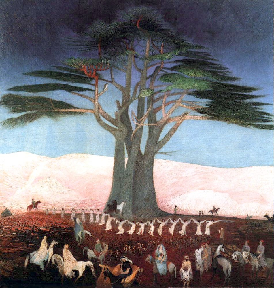 Pilgrimage to the Cedars in Lebanon (1907) - Tivadar Kosztka Csontváry Tablo