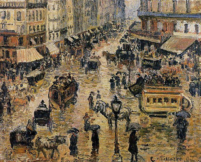 Place du Havre, Paris (1897) - Camille Pissarro Tablo