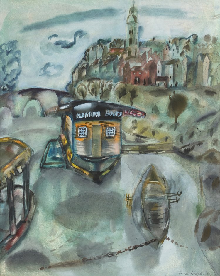 Pleasure Boat, Bridgnorth (1932) - Frances Hodgkins Tablo