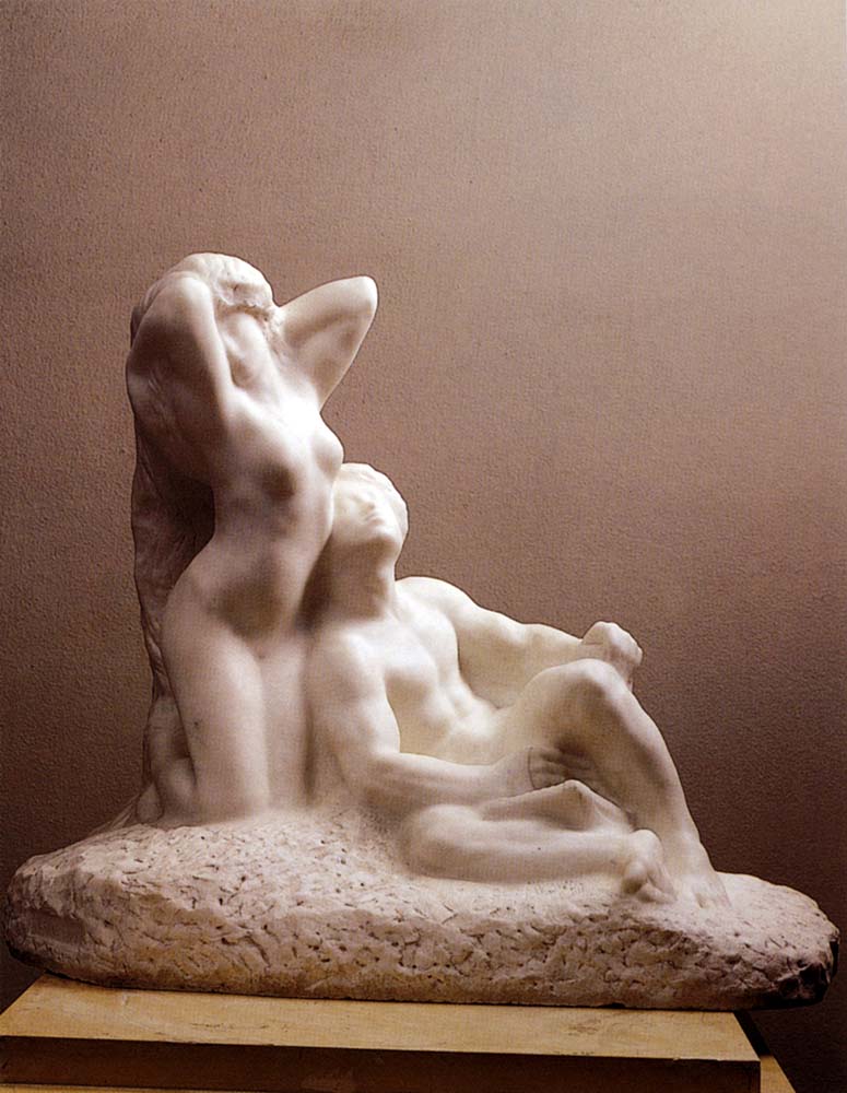 Poet And Muse (1905) - Auguste Rodin Tablo