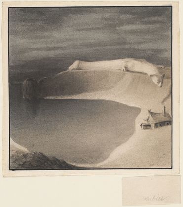 Polar Bear (Eisbär) (1902) - Alfred Kubin Tablo