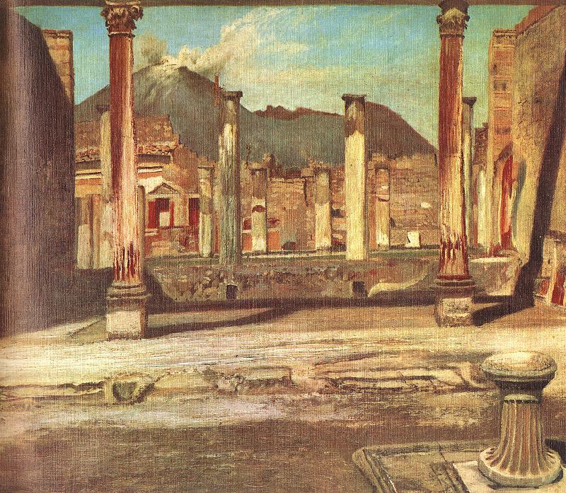 Pompeji Have (House of the Chirurgus with the Vesuv) (1898) - Tivadar Kosztka Csontváry Tablo
