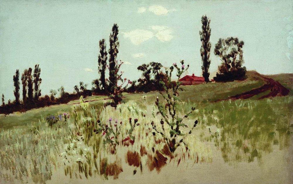 Poplar trees (1874) - Arkhip Kuindzhi Tablo
