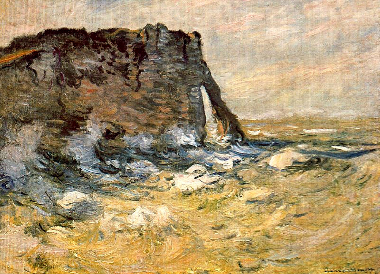Port d`Aval (1926) - Claude Monet Tablo