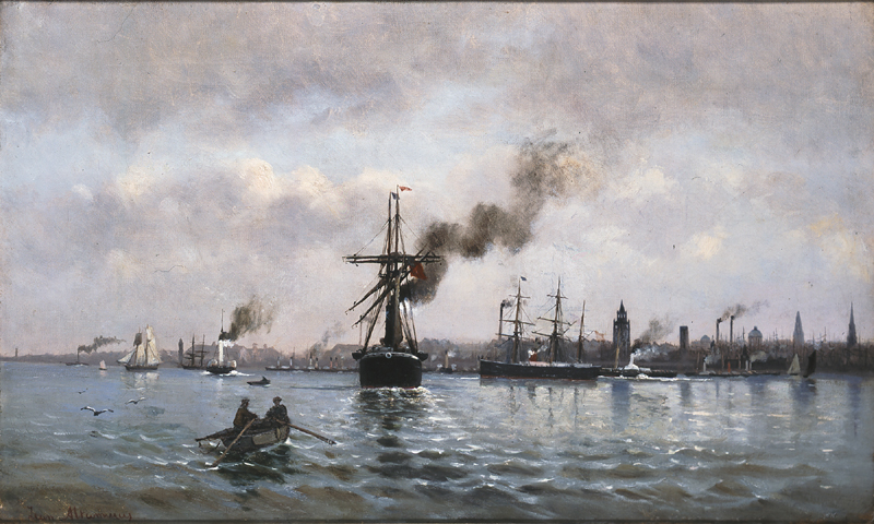 Port of Copenhagen (1874) - Ioannis Altamouras Tablo