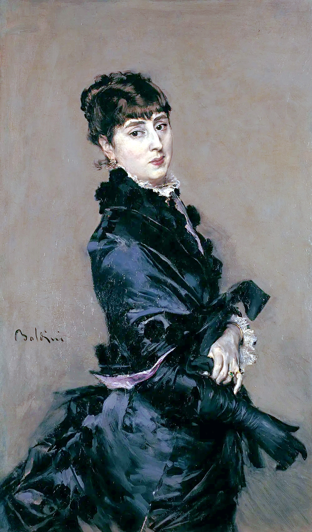 Portrait de Cecilia de Madrazo Fortuny (1882) - Giovanni Boldini Tablo
