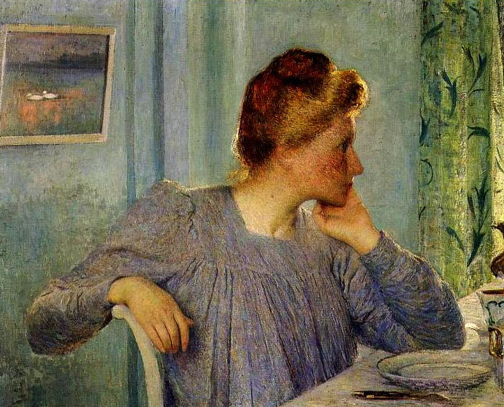 Portrait de Madame Claus (1900) - Emile Claus Tablo