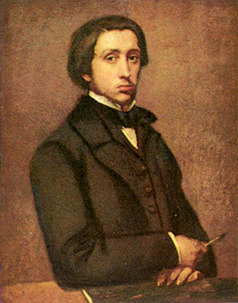 Portrait of Edgar Germain Hilaire Degas - Giovanni Boldini Tablo