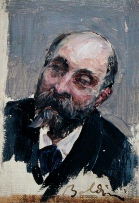 Portrait of Georges de Bellio (1828 94) (1894) - Giovanni Boldini Tablo