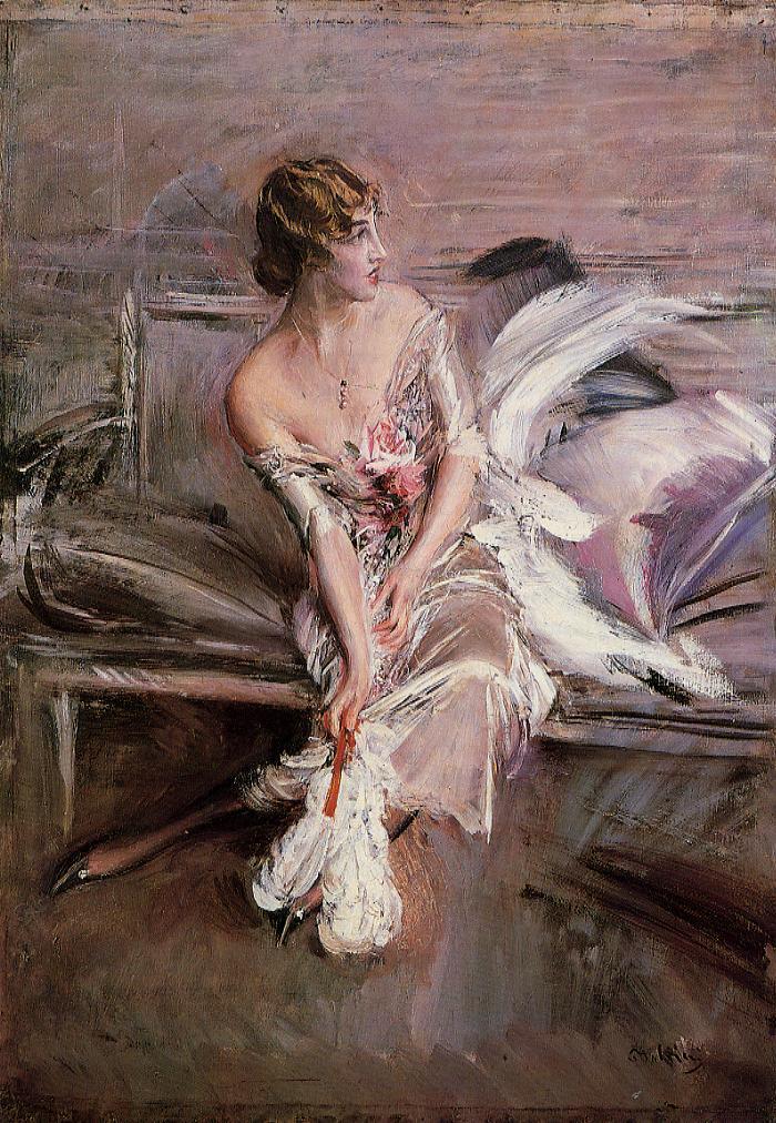 Portrait of Gladys Deacon (1905) - Giovanni Boldini Tablo