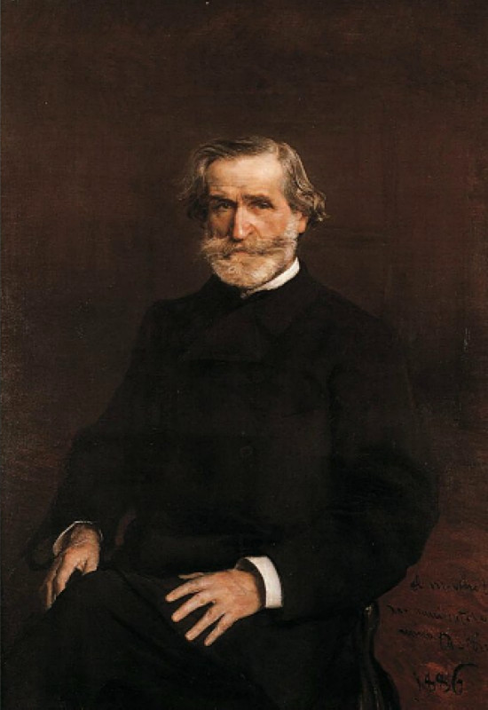 Portrait of Guiseppe Verdi (1813 1901) (1886) - Giovanni Boldini Tablo