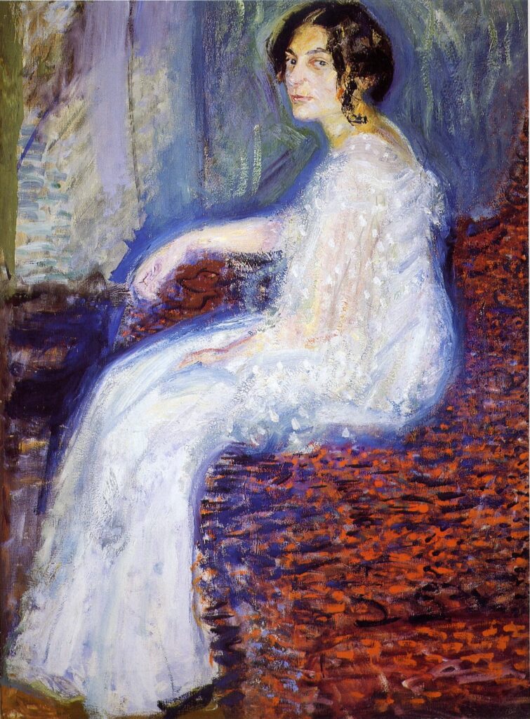 Portrait of Henryka Cohn (1908) - Richard Gerstl Tablo