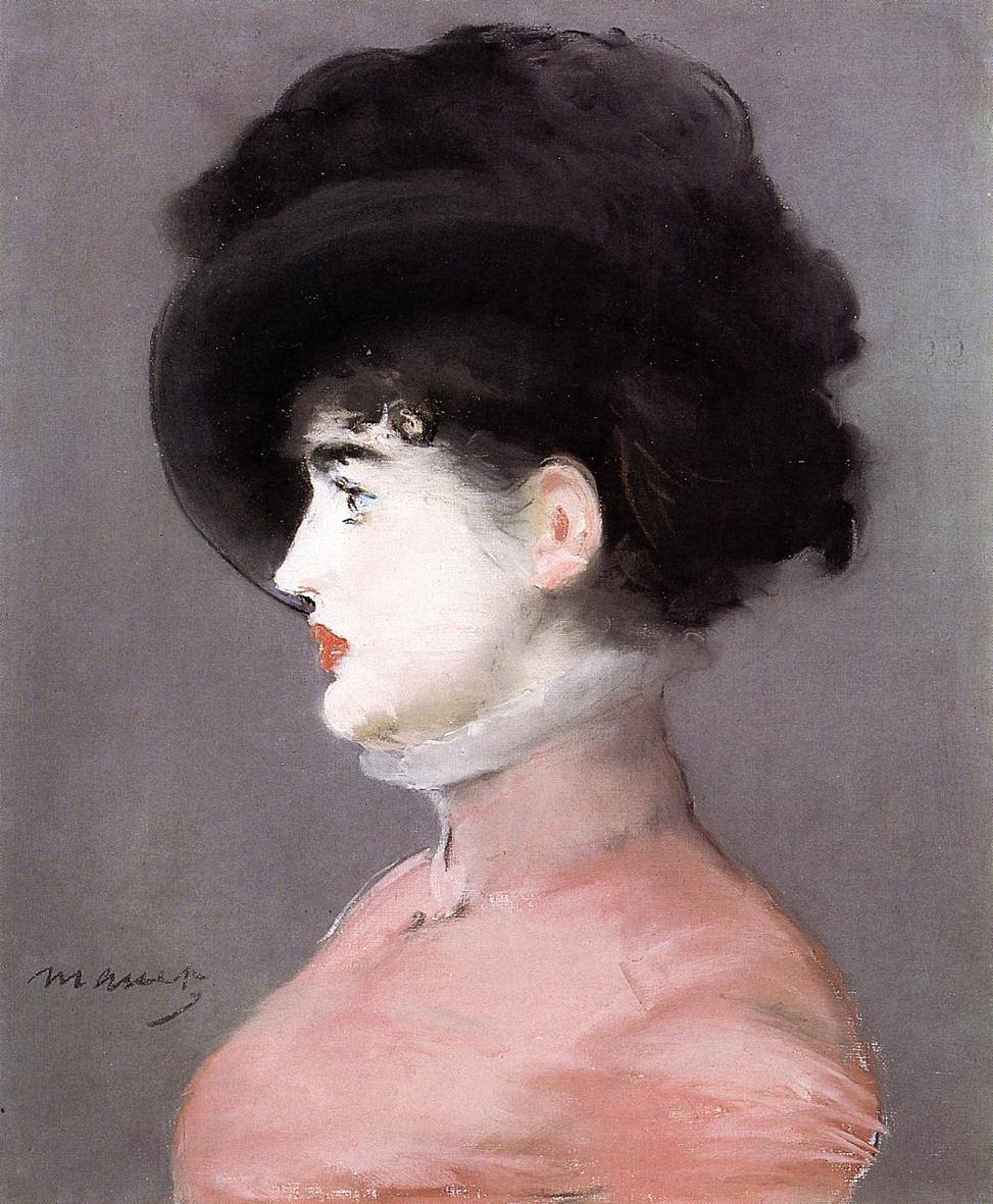 Portrait of Irma Brunner (1880) - Edouard Manet Tablo