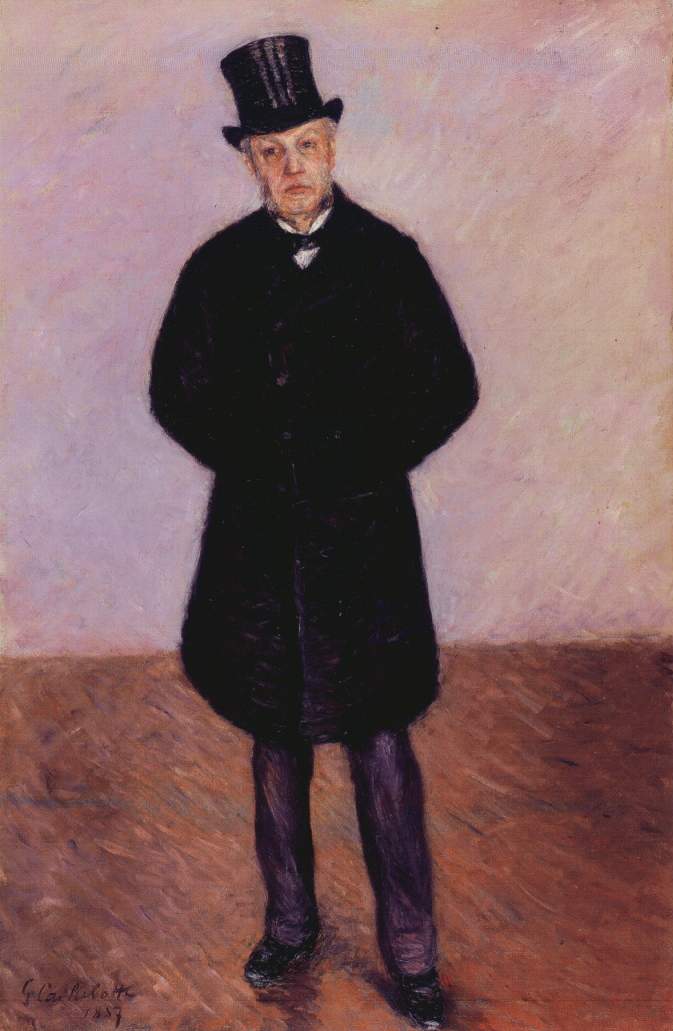 Portrait of Jean Daurelle (1887) - Gustave Caillebotte Tablo