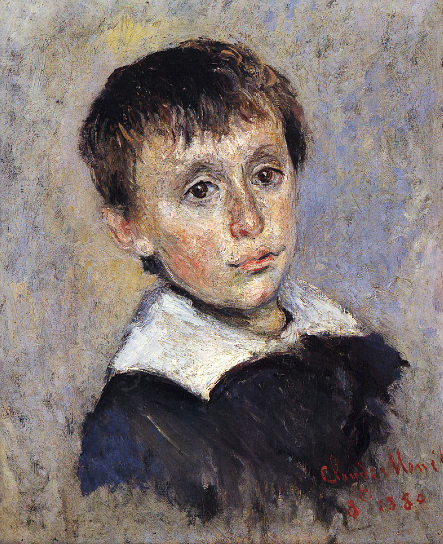 Portrait of Jean Monet (1880) - Claude Monet Tablo