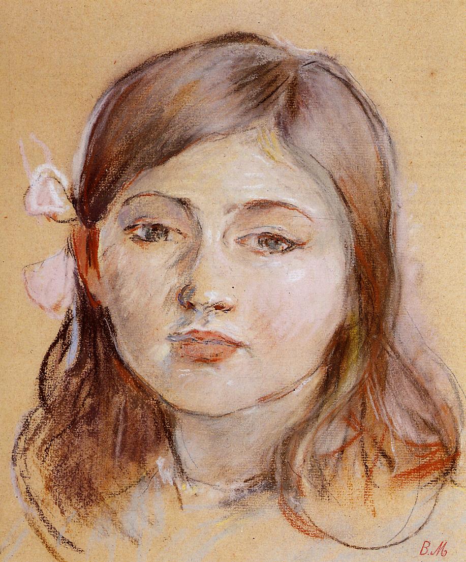 Portrait of Julie (1889) - Berthe Morisot Tablo