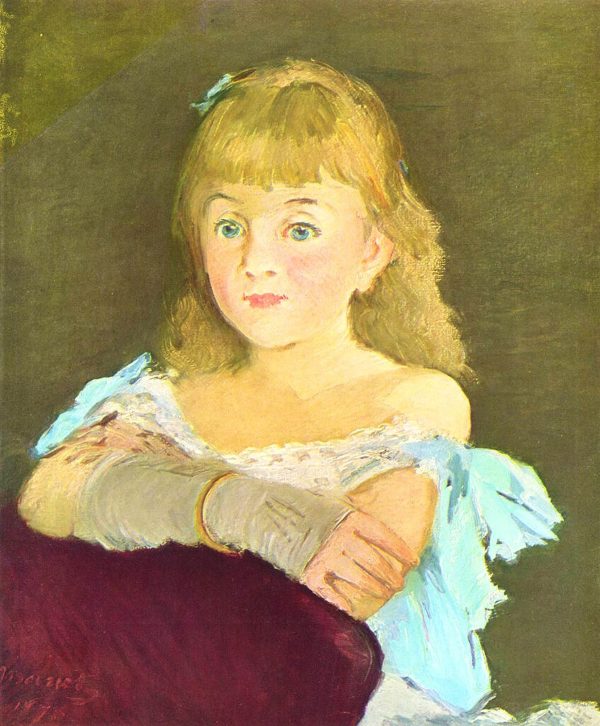Portrait of Lina Campineanu (1878) - Edouard Manet Tablo