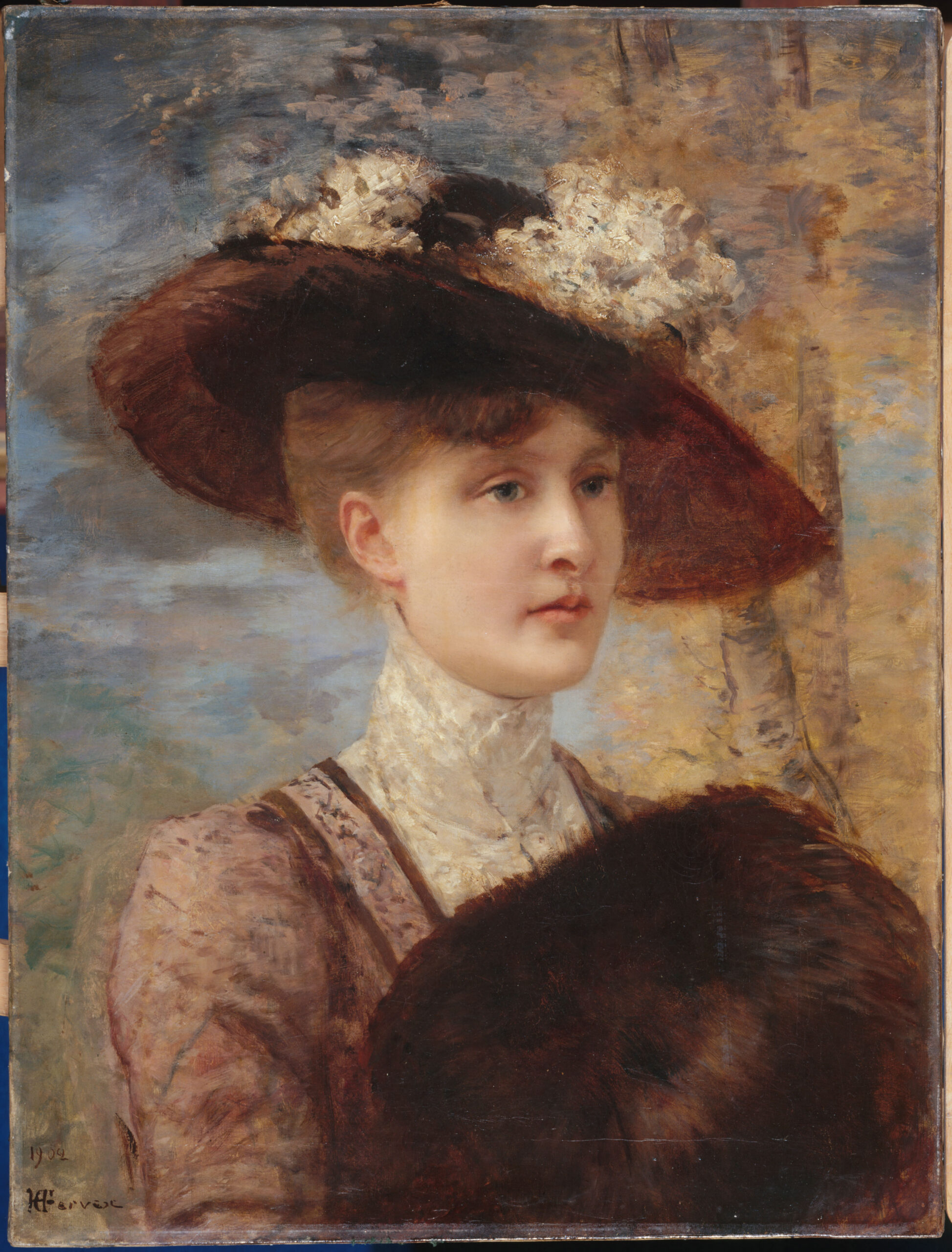 Portrait of Madame de Lorgeril (1902) - Henri Gervex Tablo