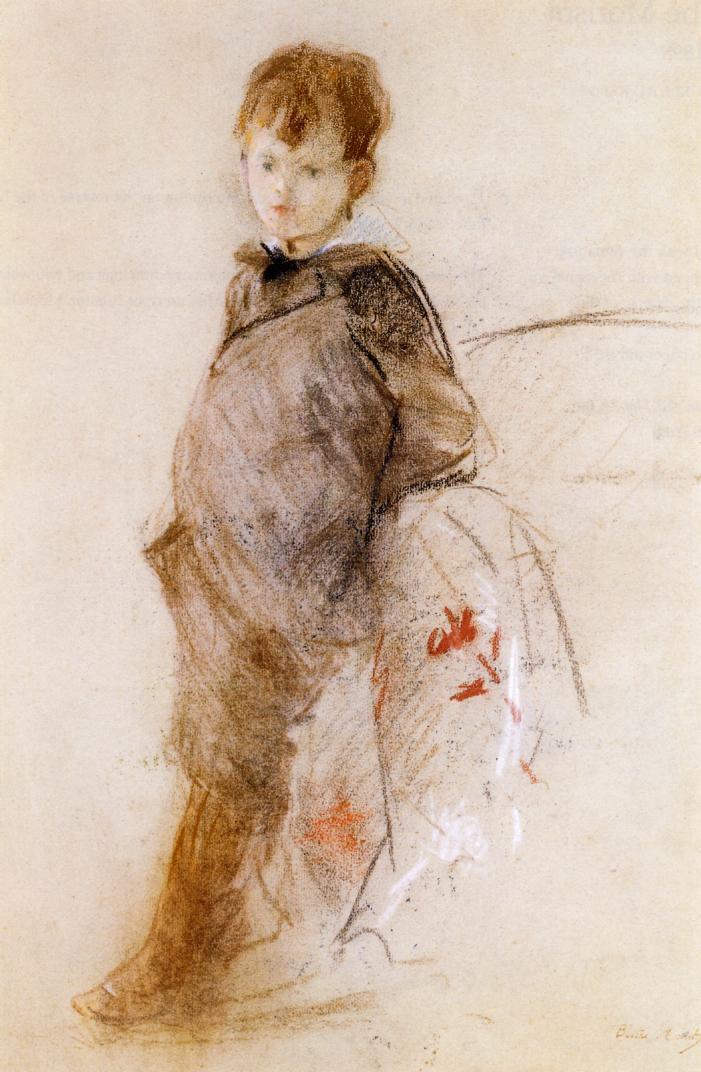 Portrait of Marcel (1880) - Berthe Morisot Tablo