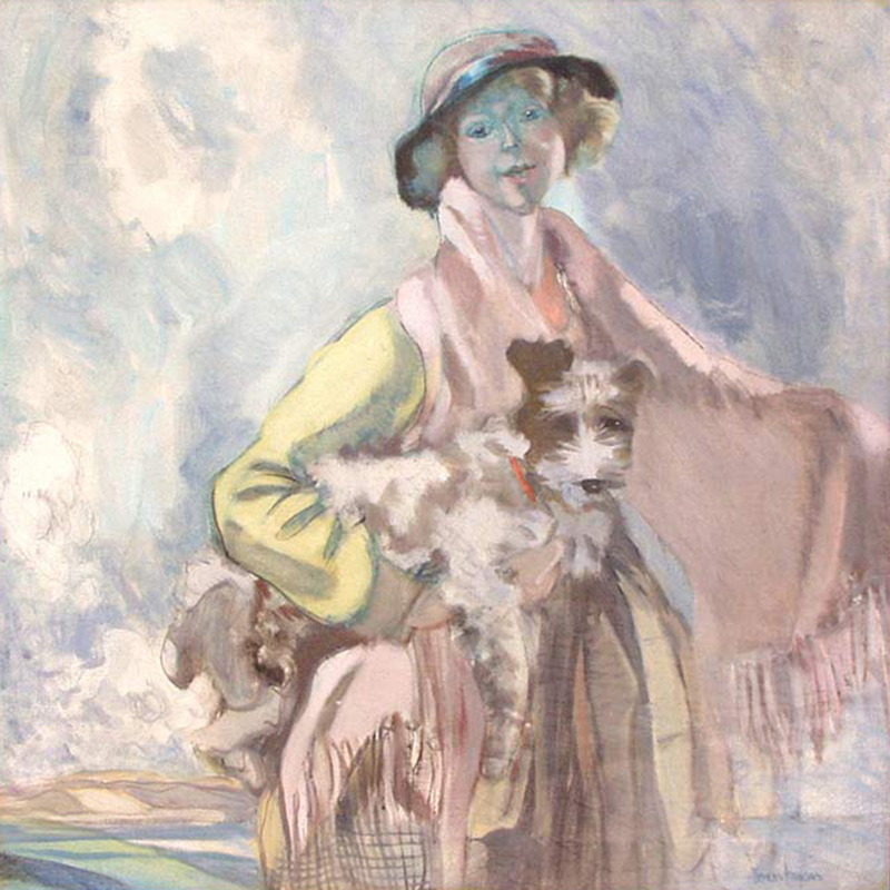 Portrait of Miss Beatrice Wood (1918) - Frances Hodgkins Tablo