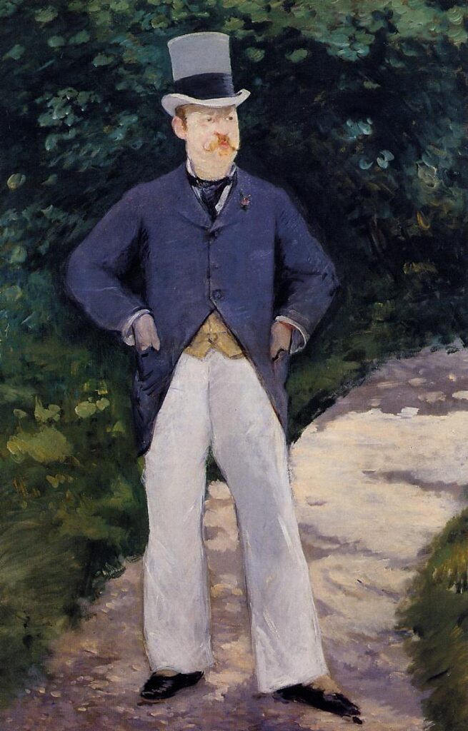 Portrait of Monsieur Brun (1879) - Edouard Manet Tablo