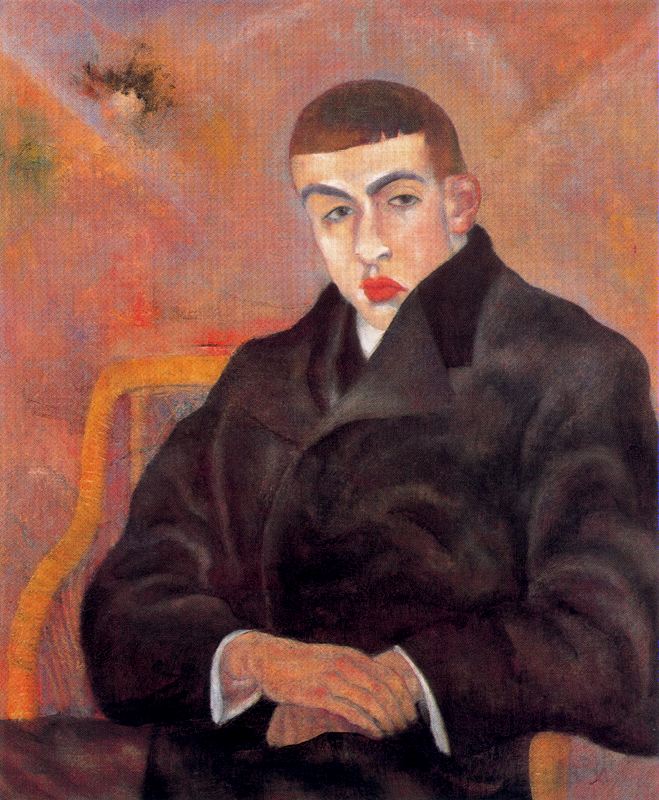 Portrait of Mr. A. M. - Albert Bloch Tablo