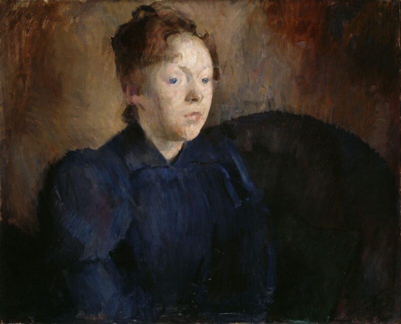 Portrait of Nenna Janson Nagel, b. Backer Lunde (1892) - Harriet Backer Tablo