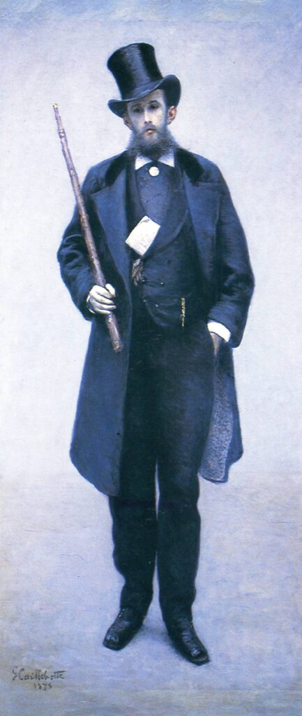 Portrait of Paul Hugot (1878) - Gustave Caillebotte Tablo
