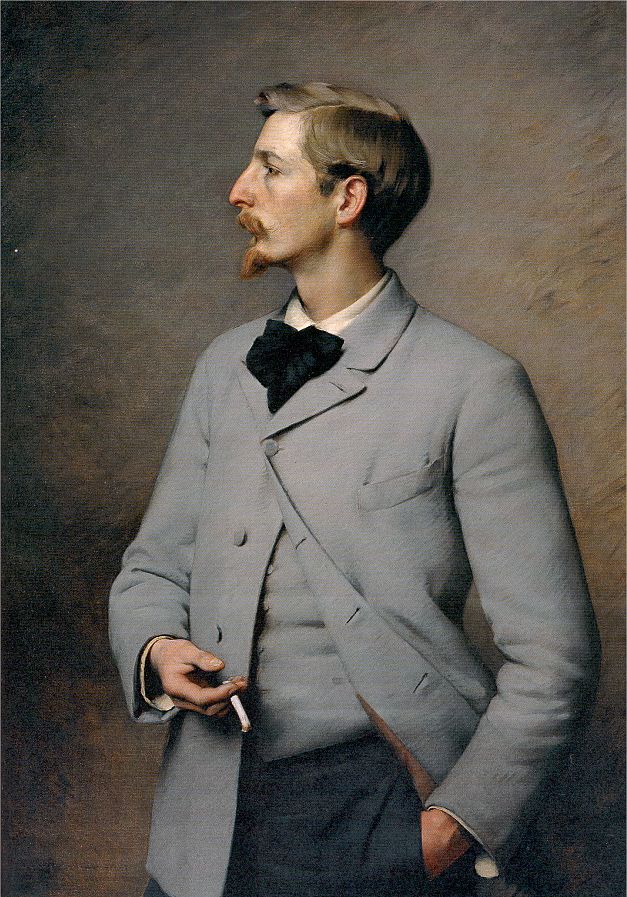 Portrait of Paul Wayland Bartlett (1890) - Charles Sprague Pearce Tablo