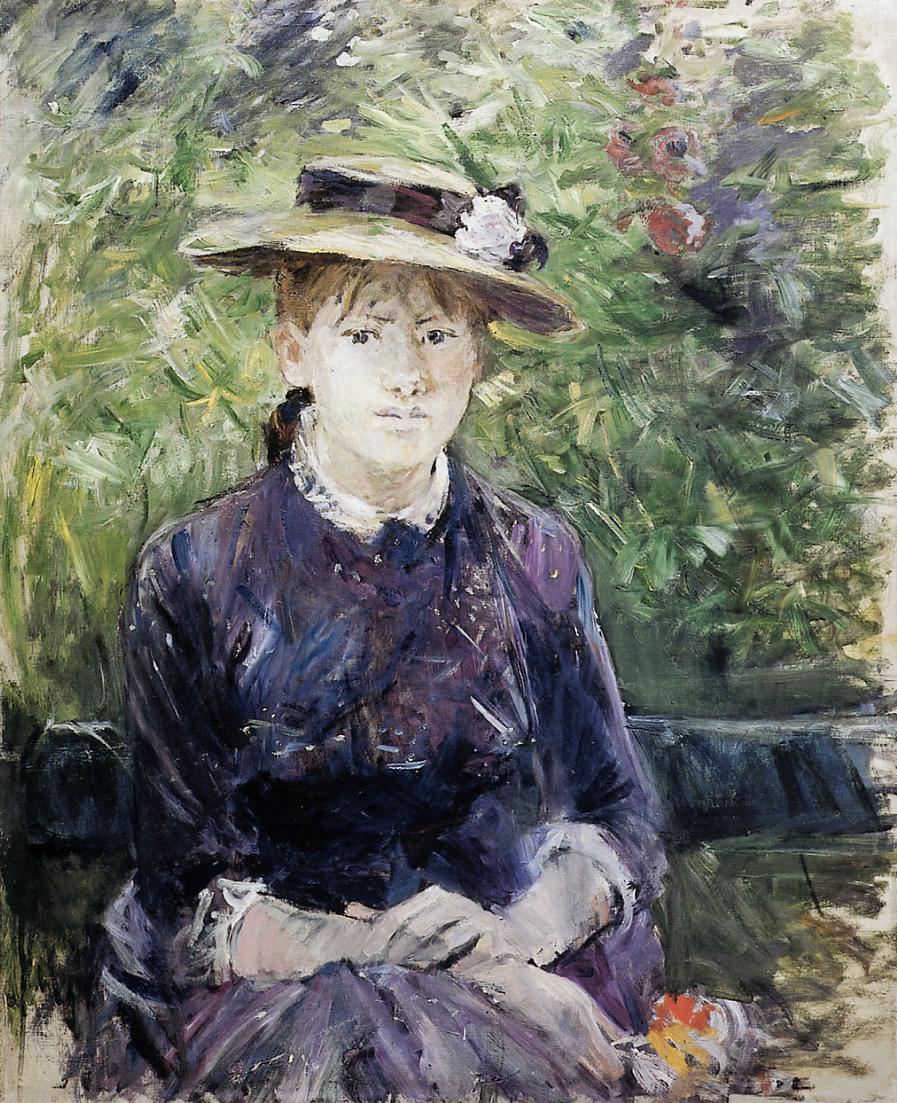 Portrait of Paule Gobillard (1884) - Berthe Morisot Tablo