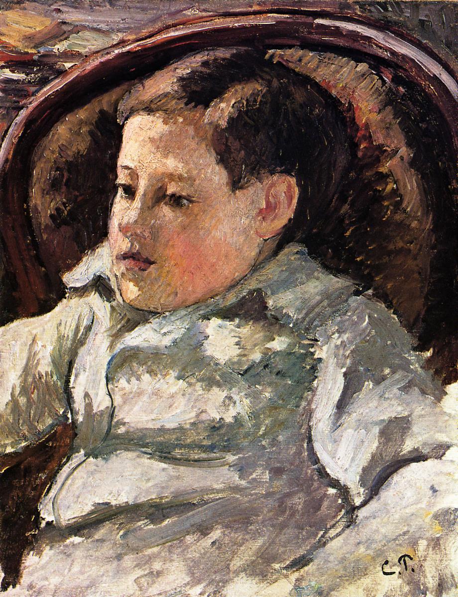 Portrait of Paulemile (1894) - Camille Pissarro Tablo