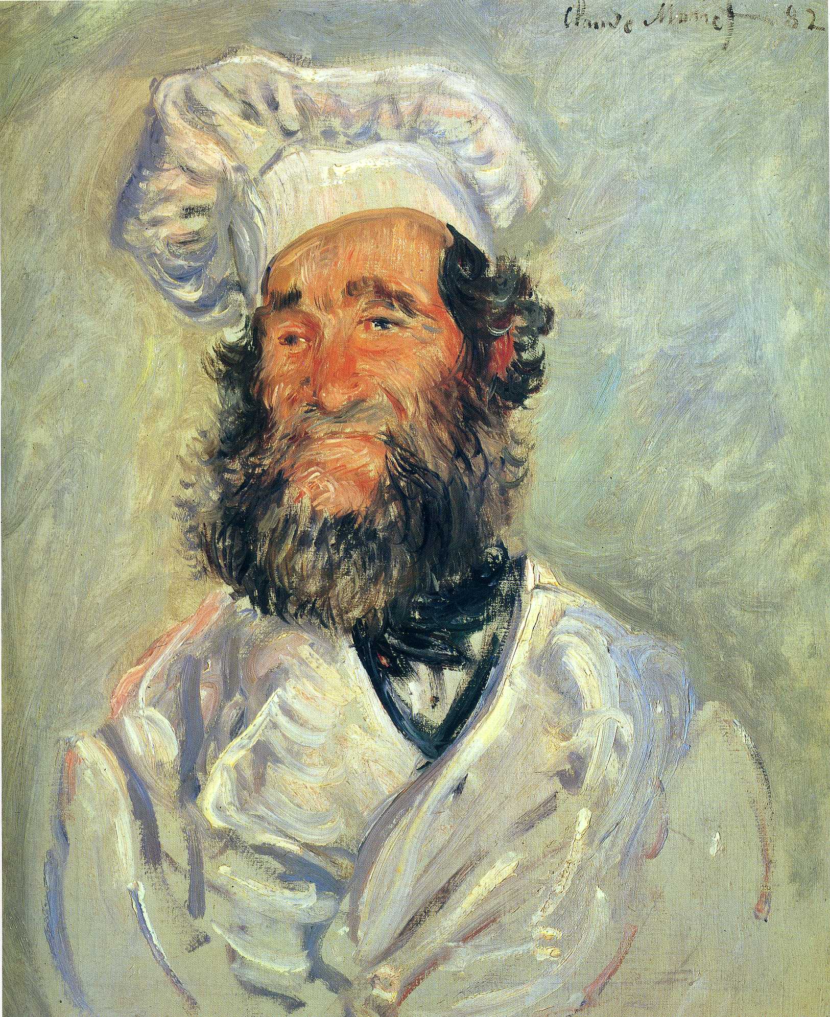 Portrait of Pere Paul (1882) - Claude Monet Tablo