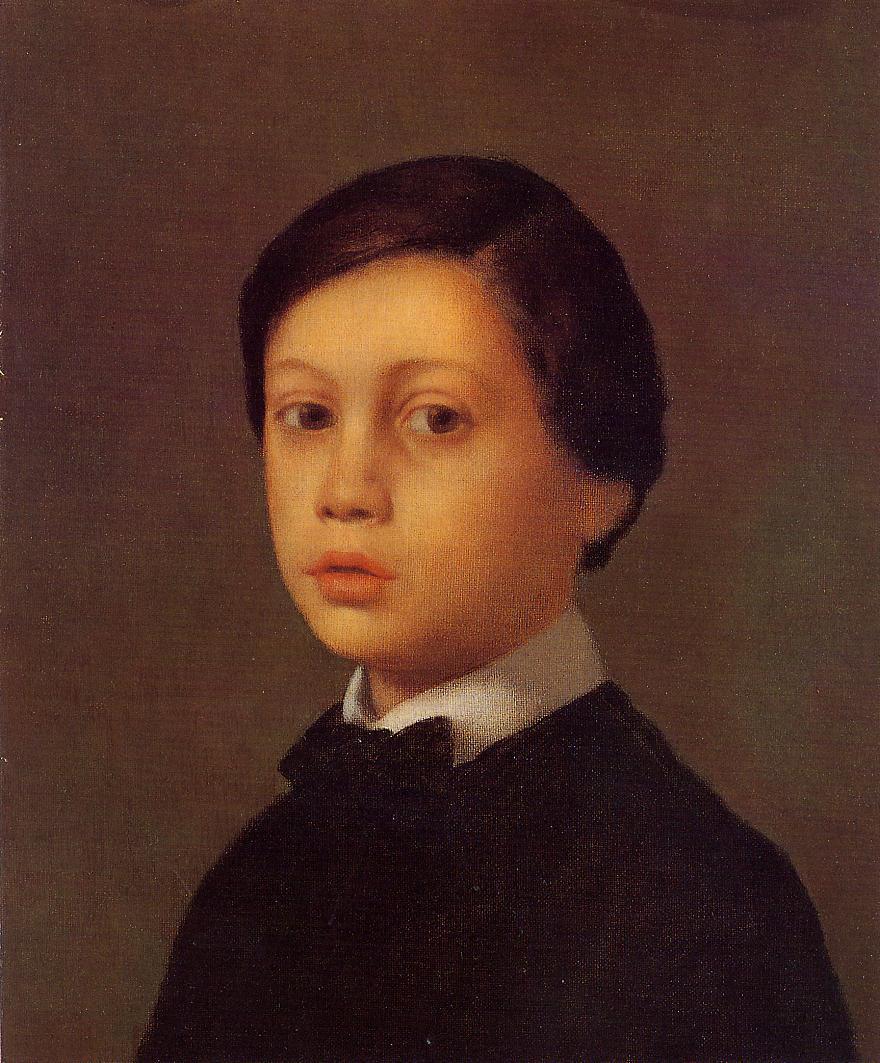Portrait of Rene De Gas (1855) - Edgar Degas Tablo