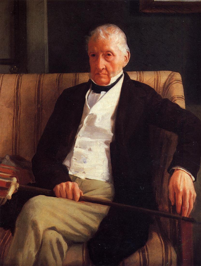 Portrait of Rene Hillaire De Gas (1857) - Edgar Degas Tablo