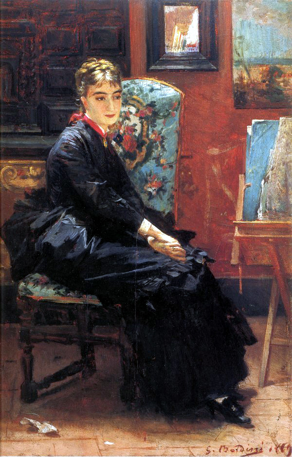 Portrait of Rosina Pisani (1869) - Giovanni Boldini Tablo