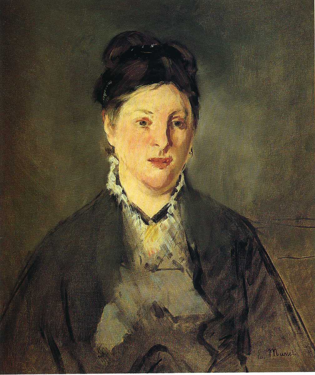 Portrait of Suzanne Manet (1870) - Edouard Manet Tablo