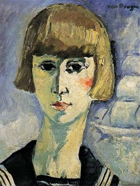 Portrait of Suzy Solidor (1927) - Kees van Dongen Tablo