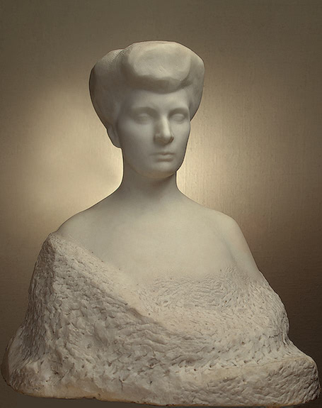 Portrait of Varvara Yeliseyeva (1906) - Auguste Rodin Tablo