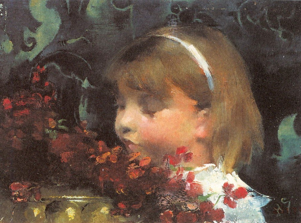 Portrait of a Child (1883) - Helene Schjerfbeck Tablo
