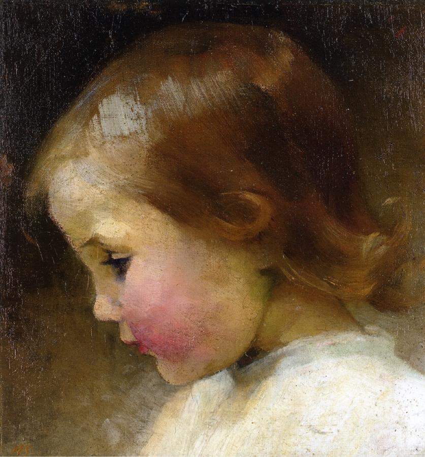 Portrait of a Girl (1887) - Helene Schjerfbeck Tablo