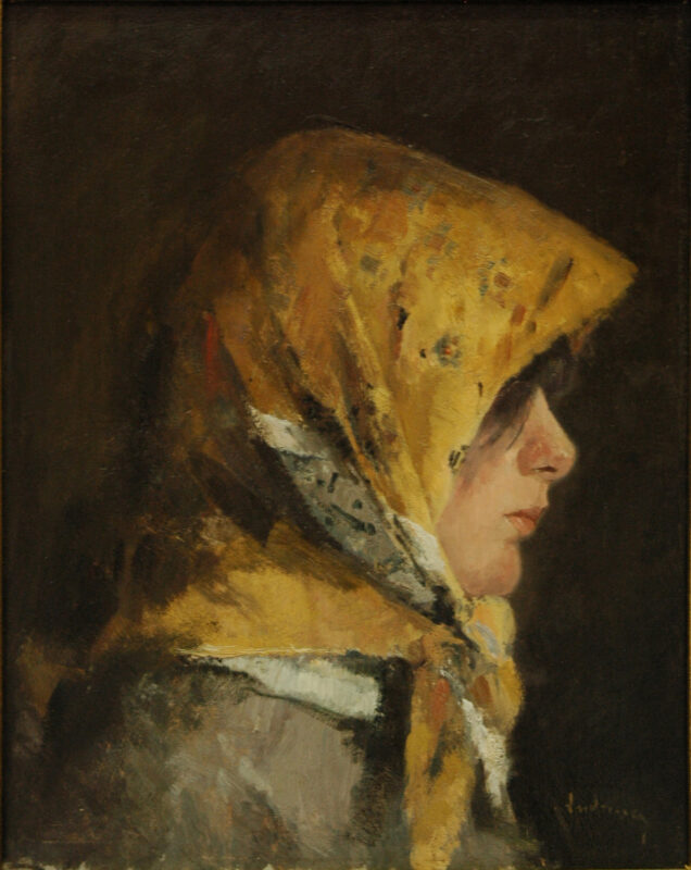Portrait of a Girl - Ion Andreescu Tablo