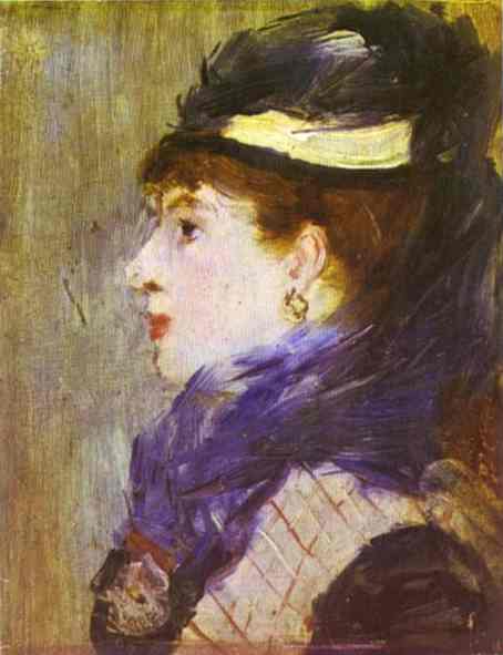 Portrait of a Lady (1879) - Edouard Manet Tablo