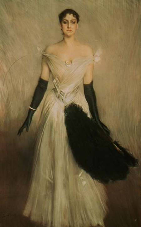 Portrait of a Lady (1889) - Giovanni Boldini Tablo
