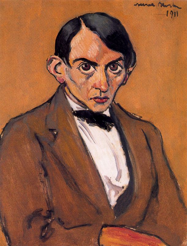 Portrait of a Man (1911) - Albert Bloch Tablo