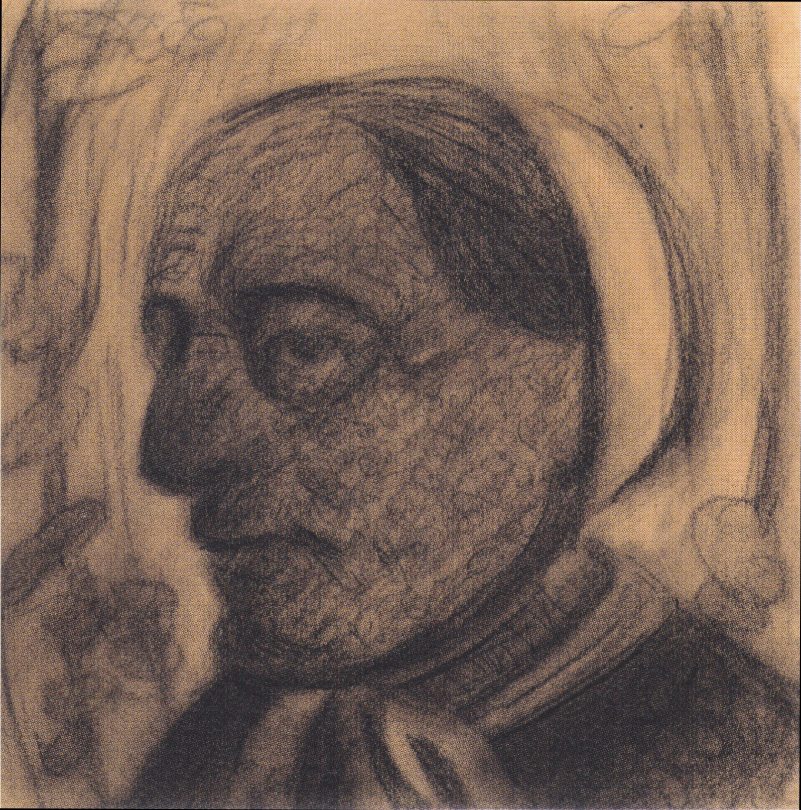 Portrait of a Peasant Woman with hood (1903) - Paula Modersohn-Becker Tablo