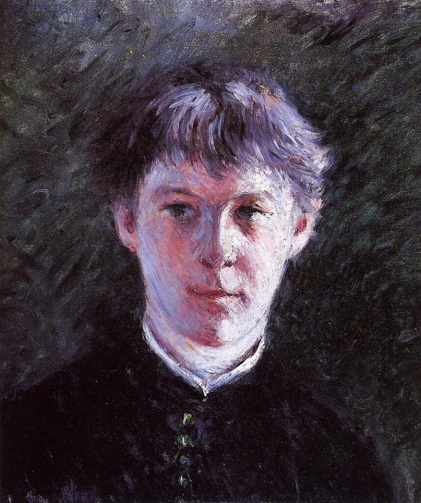 Portrait of a Schoolboy (1879) - Gustave Caillebotte Tablo