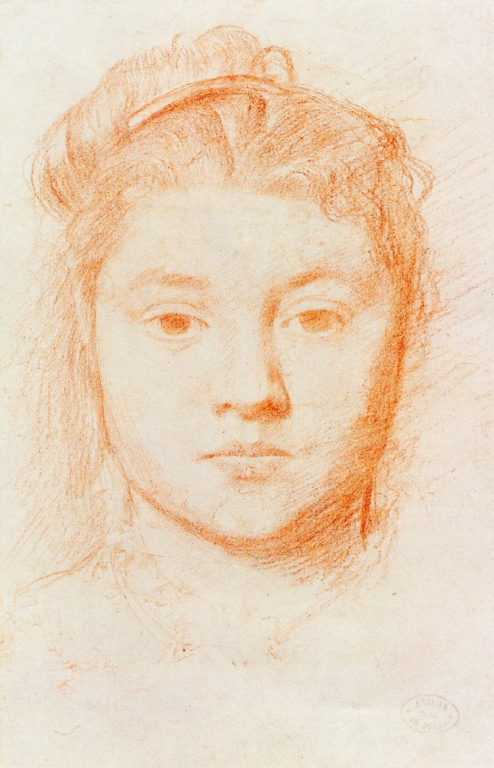 Portrait of a Woman (1866) - Edgar Degas Tablo