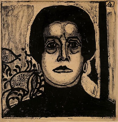 Portrait of a Woman (1920) - Helen Dahm Tablo