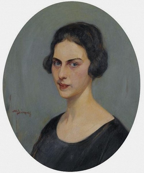 Portrait of a Woman - Nikolaos Lytras Tablo