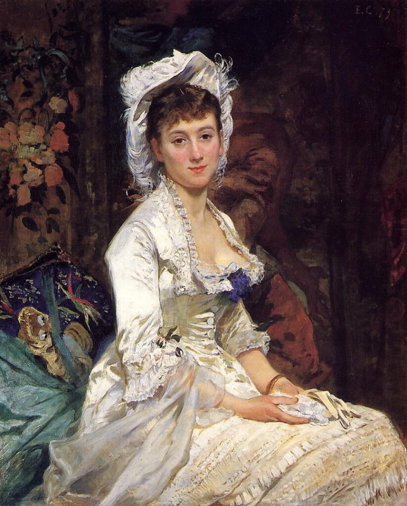 Portrait of a Woman in White (1879) - Eva Gonzalès Tablo